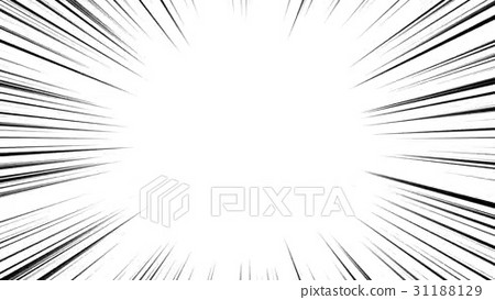 [Manga/Anime style effect] Concentrated line... - Stock Footage