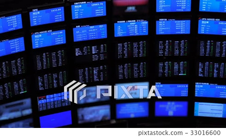Tokyo Stock Exchange Stock Board A lot of... - Stock Footage