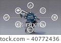 Control Robot arm in Smart factory, smart pad IoT. 40772436
