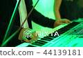 FullHD Male hands playing electric piano under... - Stock Footage [44139181]