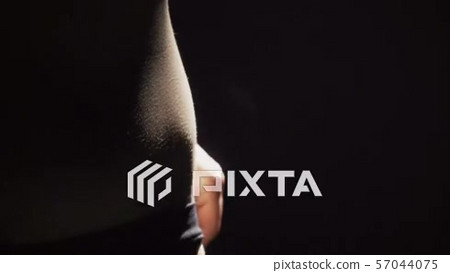 of undressing panties woman in shadow - Stock Footage