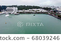 Aerial view of Sentosa Island resorts area and... - Stock Footage [68039246]