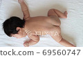 Whole body of a two-month-old naked baby lying... - Stock Footage [69560747] - PIXTA