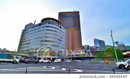 Hankyu Sannomiya Building and Sannomiya... - Stock Footage