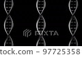 Endless silver metal dna background loop 97725358