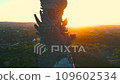 Amazing sunset of Garuda Wisnu Kencana GWK... - Stock Footage [109602534]