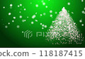 雪景背景和閃閃發光的聖誕樹畫動畫背景素材，4K，綠色-影片素材 [118187415] - PIXTA圖庫