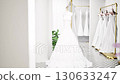 Elegant Scene of a Luxury Wedding Dress Boutique 3D Rendering 130633247
