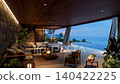 Animation of modern contemporary living room with sea view 3d render Animation of modern contemporary living room with sea view 3d render 140422225
